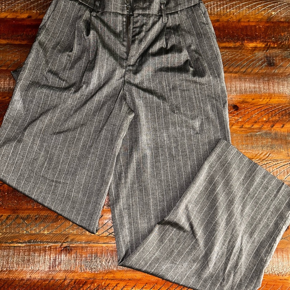 A New Day Charcoal Pinstripe Trousers